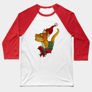 Christmas Cat Baseball T-Shirt